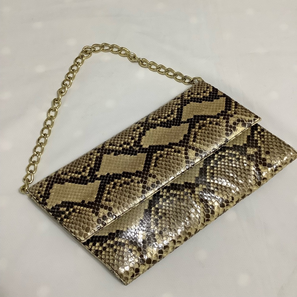Encueros de Colombia snakeskin clutch bag